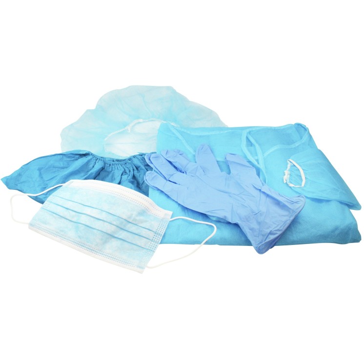 MRSA Besucherset Blau