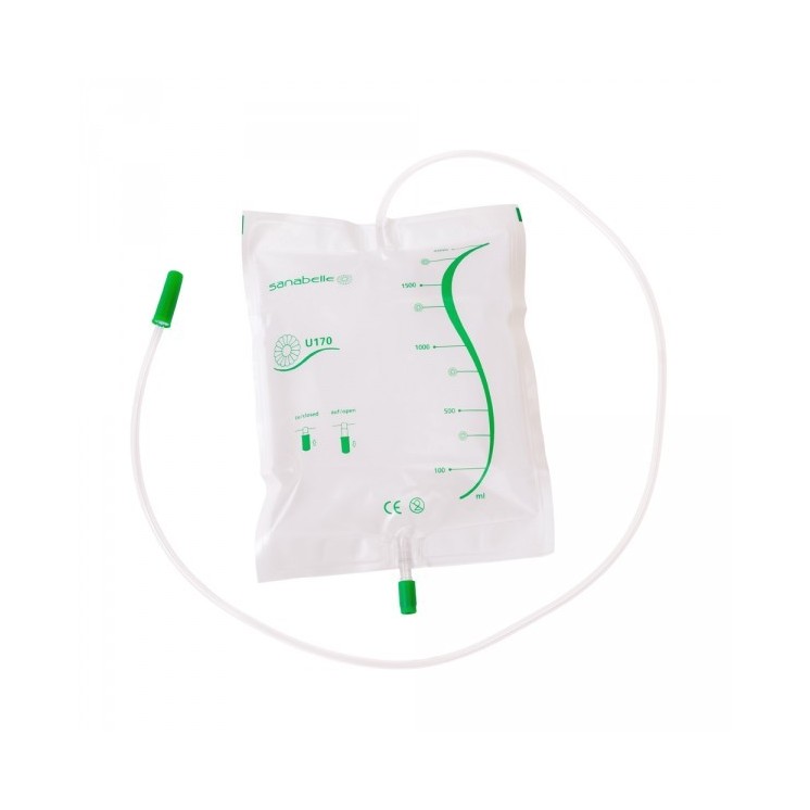 Sanabelle U170 Bettbeutel, 2000ml, 10 Stück