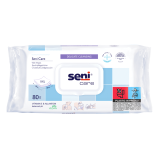 Seni Care Feuchttücher XXL, 80 Stück