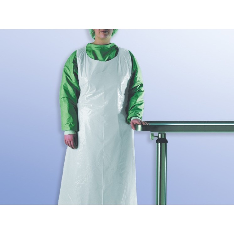 Dahlhausen PE-Einmalschürze, weiß, 80x125cm, im Beutel