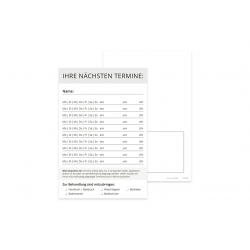 Terminzettel DIN A7, 250 Stück
