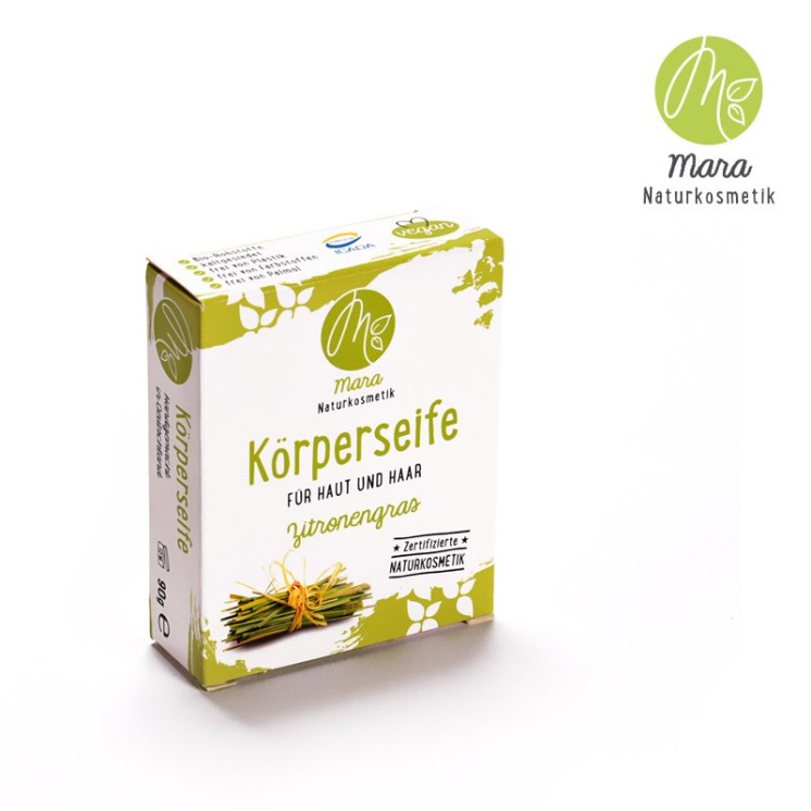 Mara Körperseife Zitronengras, 1x90g
