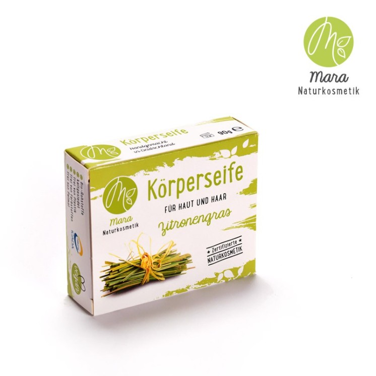Mara Körperseife Zitronengras, 1x90g