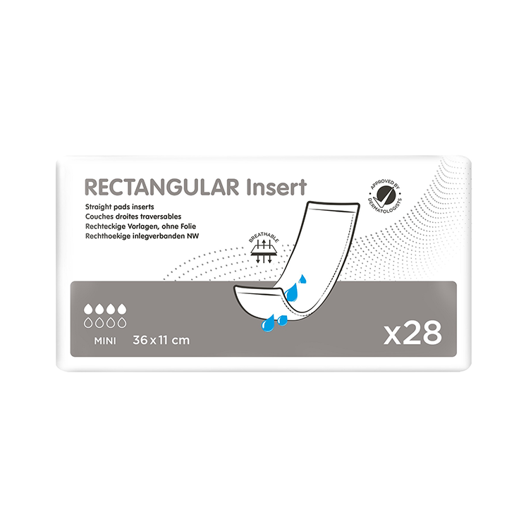 ID Rectangular Insert Mini, rechteckige Vorlagen ohne Folie 1x28 Stück
