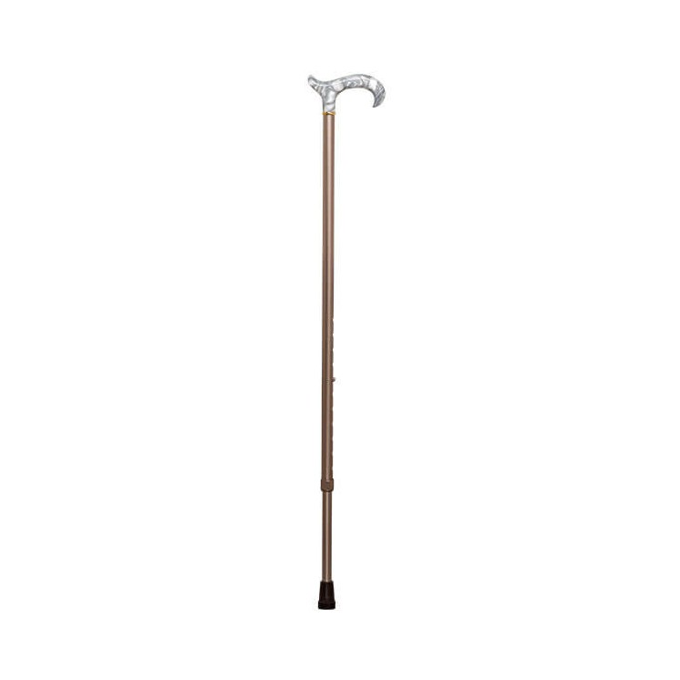 Gastrock Gehstock "Perlmutt" Step-Derby beige-grau
