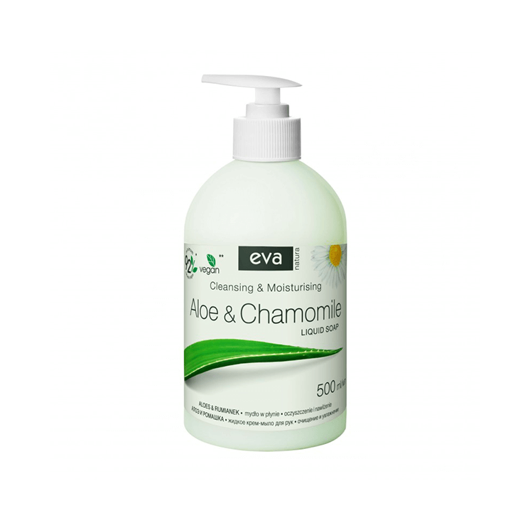 eva Natura cremige Flüssigseife Aloe Vera & Kamille, 500 ml