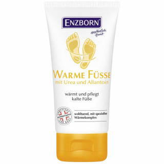 Enzborn Warme Füße 75 ml – wärmende Fußcreme mit Urea & Allantoin
