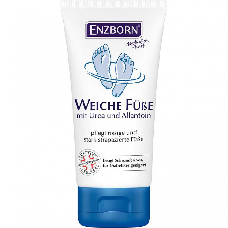 Enzborn Weiche Füße 75 ml – Fußcreme gegen Hornhaut & trockene Haut