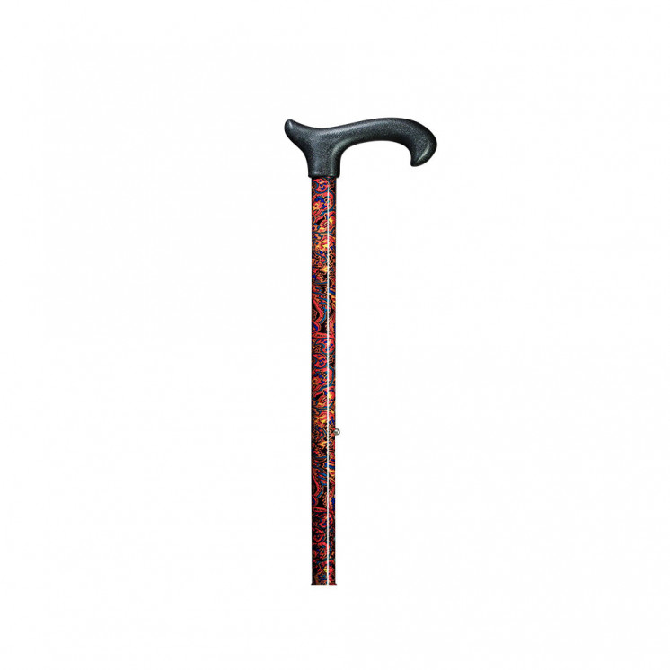 Gastrock Gehstock Derby „Paisley“ – höhenverstellbar 76–99 cm | bis 120 kg | MediStore Star