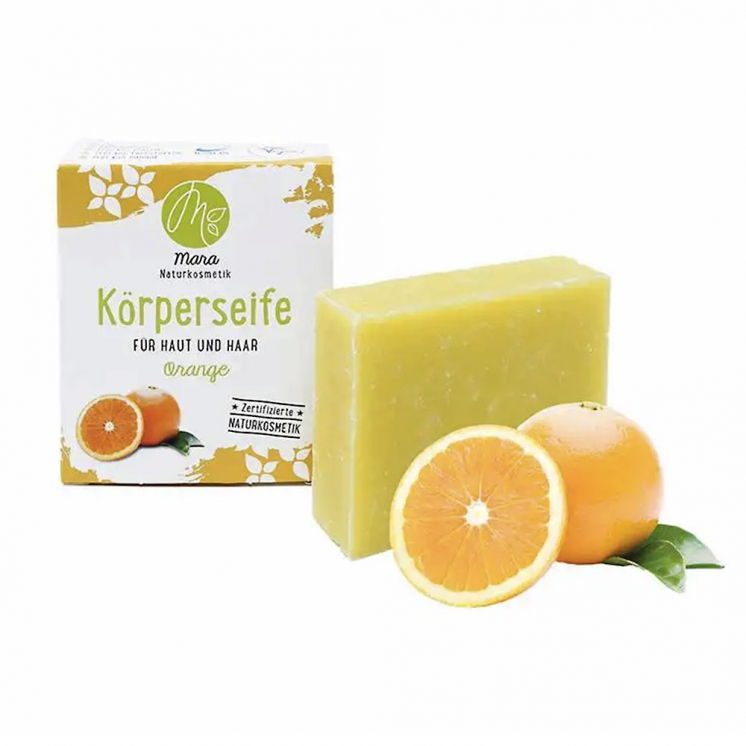 Mara Körperseife Orange, 1x90g
