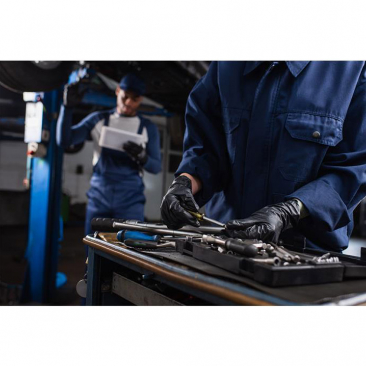 TIGA-MED Nitrilhandschuhe puderfrei schwarz M 100 St