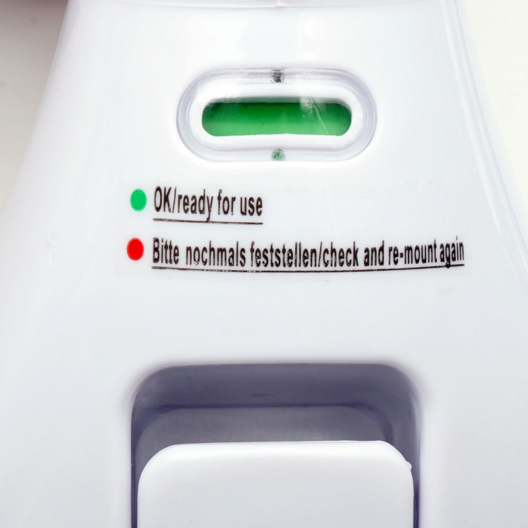 Saughaltegriff mit Sichtfenster für Bad und Alltag (ohne Bohren)