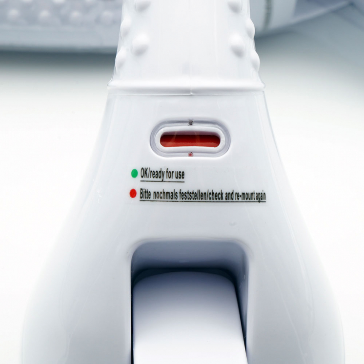 Saughaltegriff mit Sichtfenster für Bad und Alltag (ohne Bohren)