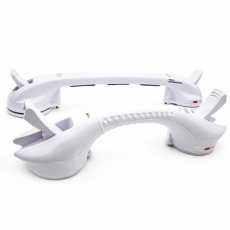 Saughaltegriff mit Sichtfenster für Bad und Alltag (ohne Bohren)