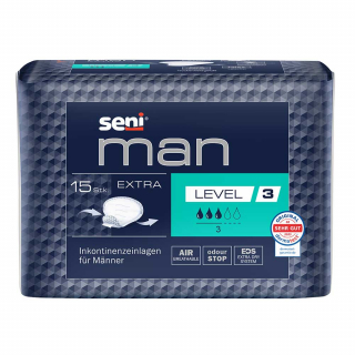 Seni Man Extra Level 3 – Inkontinenzeinlagen 15 St