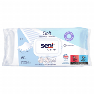 Seni Care Feuchttücher XXL 80 Stück – sanfte Hautpflege