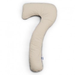 My7 Seitenschläferkissen Punkte Beige