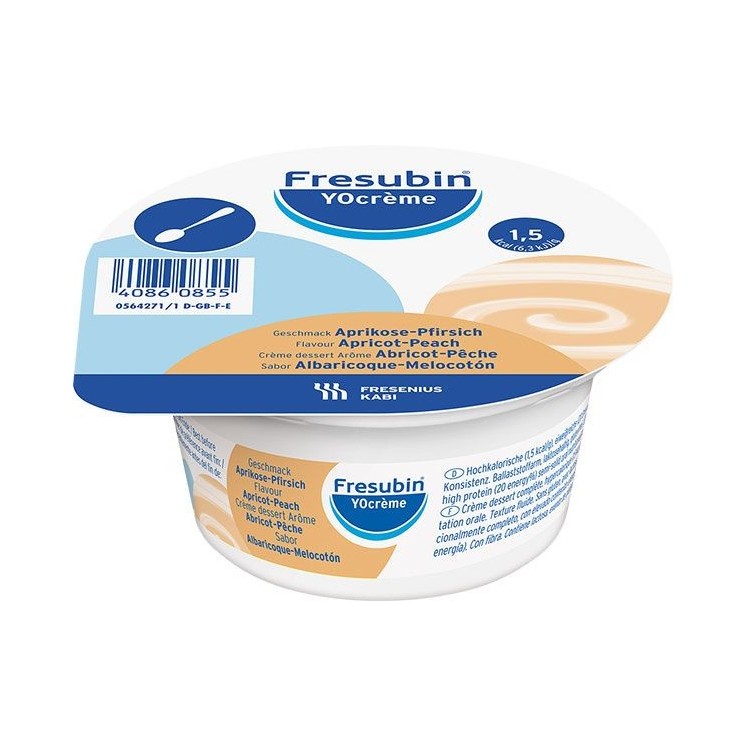 Fresubin® YOcrème Aprikose-Pfirsich, 24x125 g