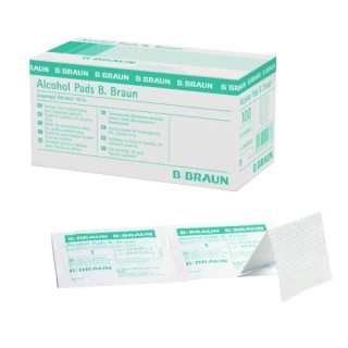Alkoholtupfer B. Braun, 1x100 Stück
