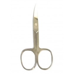 Nagelschere, gebogen, Stahl, 9 cm