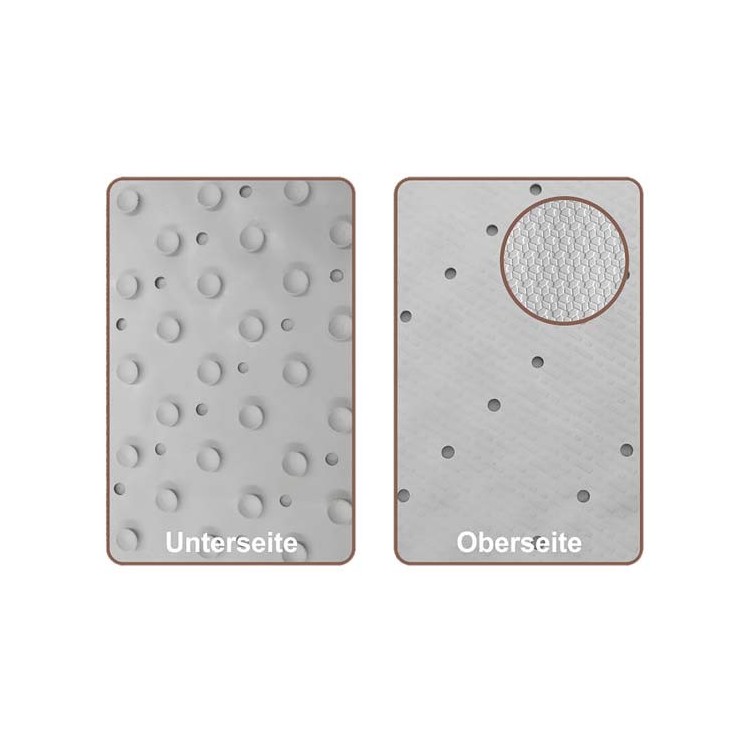 Anti-Rutschmatte für die Badewanne 91 x 35 cm, blau