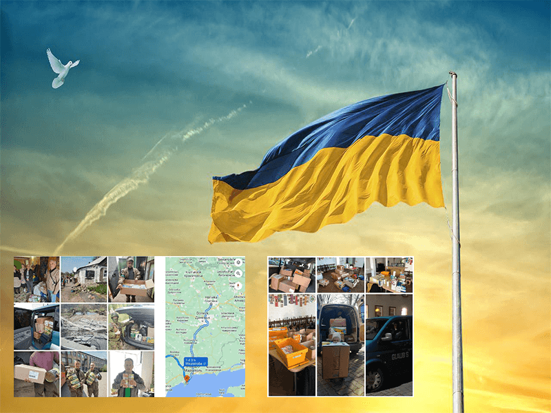 Mai 2022 ★ Verbunden mit den Menschen in der Ukraine - Hilfe für Freunde in Not ★